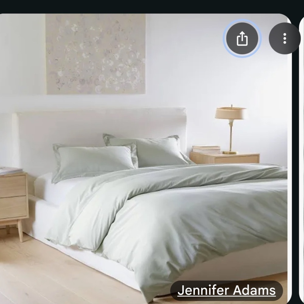 New - Jennifer Adams Home Queen Duvet Cover